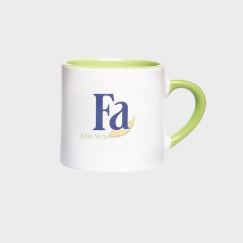 ماگ سرامیکی دسته و داخل رنگی - کد 230